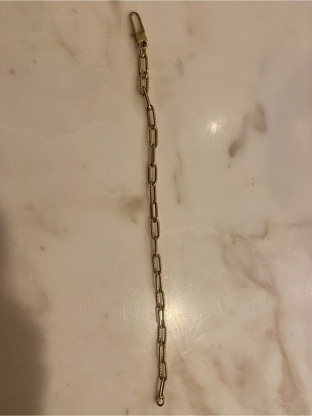 Ring Concierge - Yellow Gold Link Chain Bracelet - Picture 2 of 4